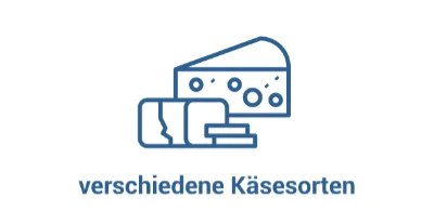 verschiedene Käsesorten